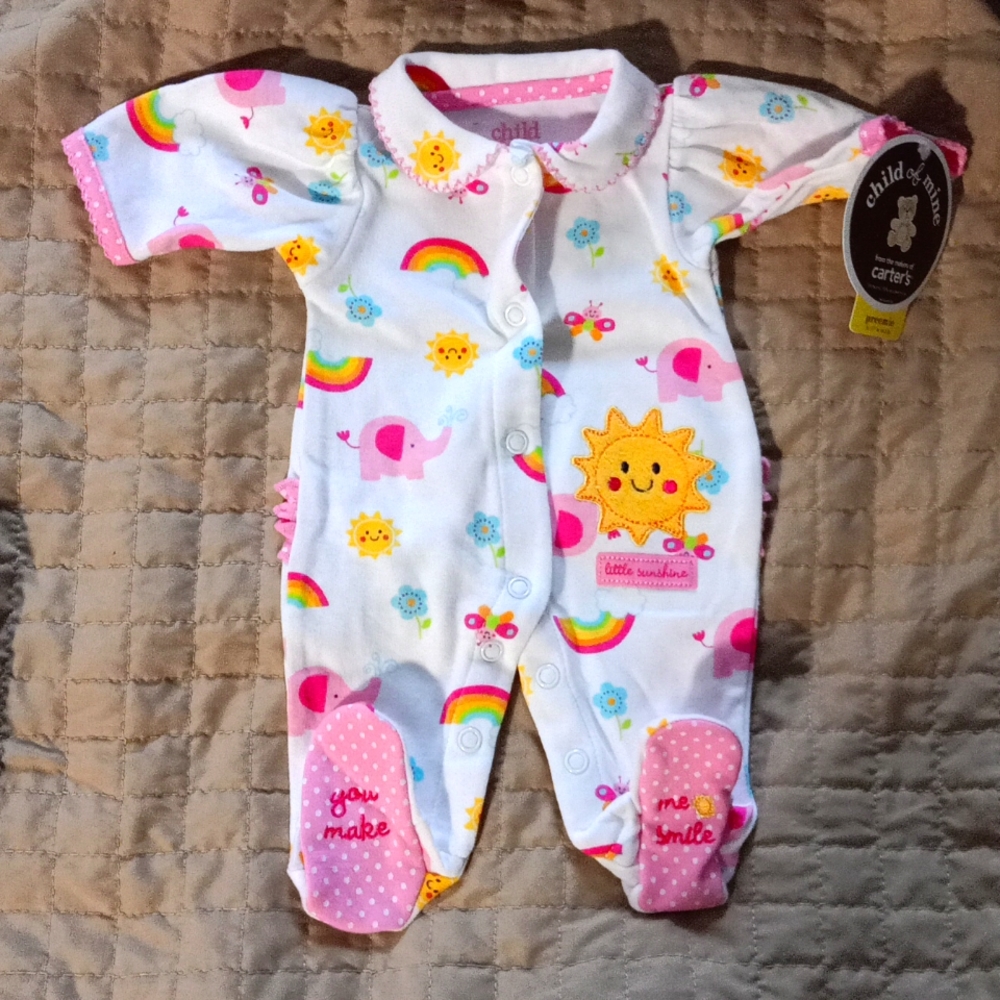 Carter's premiee onesie